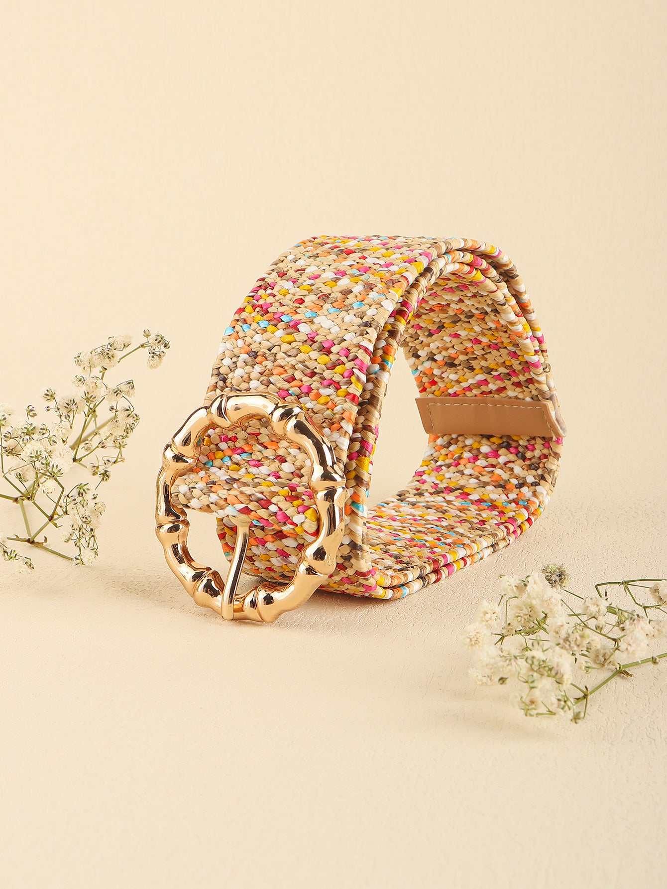 Multicolored Wide Belt - The Boutie Shop