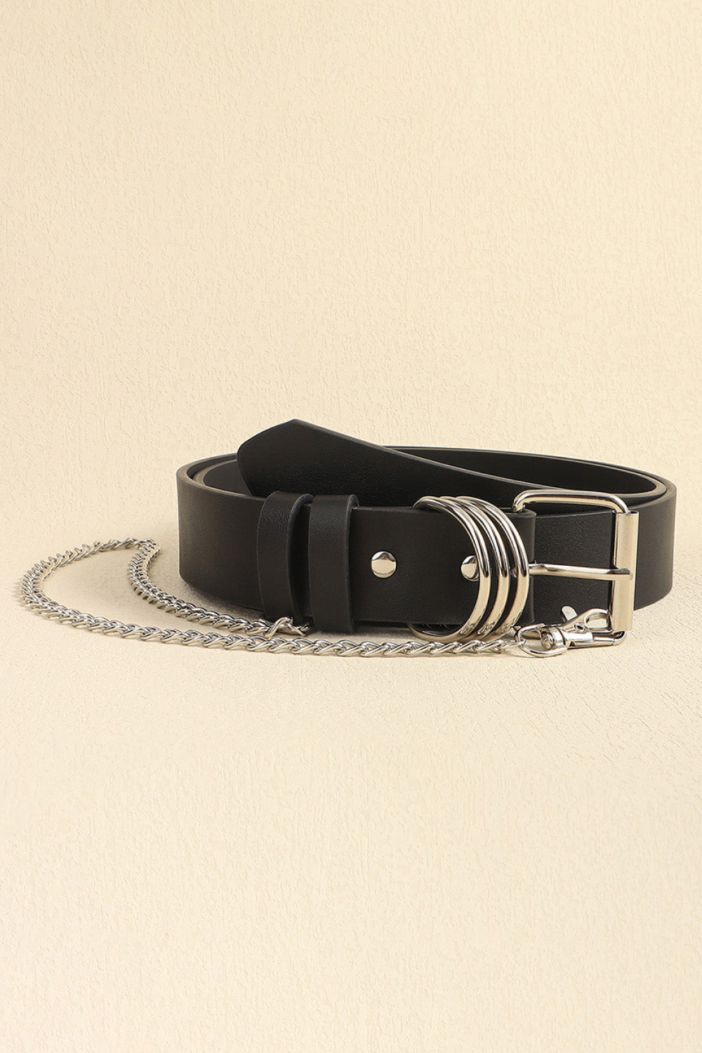 PU Leather Alloy Chain Belt - The Boutie Shop