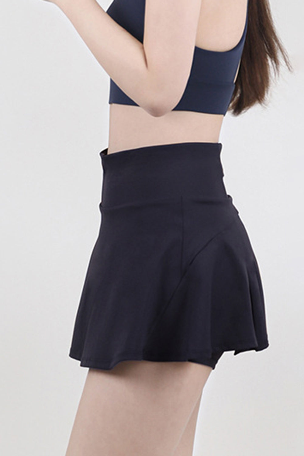 High Waist Pleated Active Skirt - The Boutie Shop