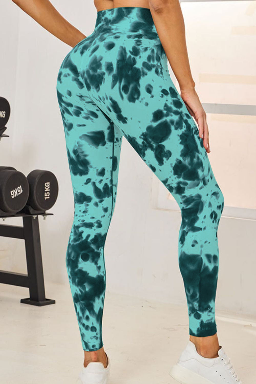 Tie-Dye High Waist Active Leggings - The Boutie Shop