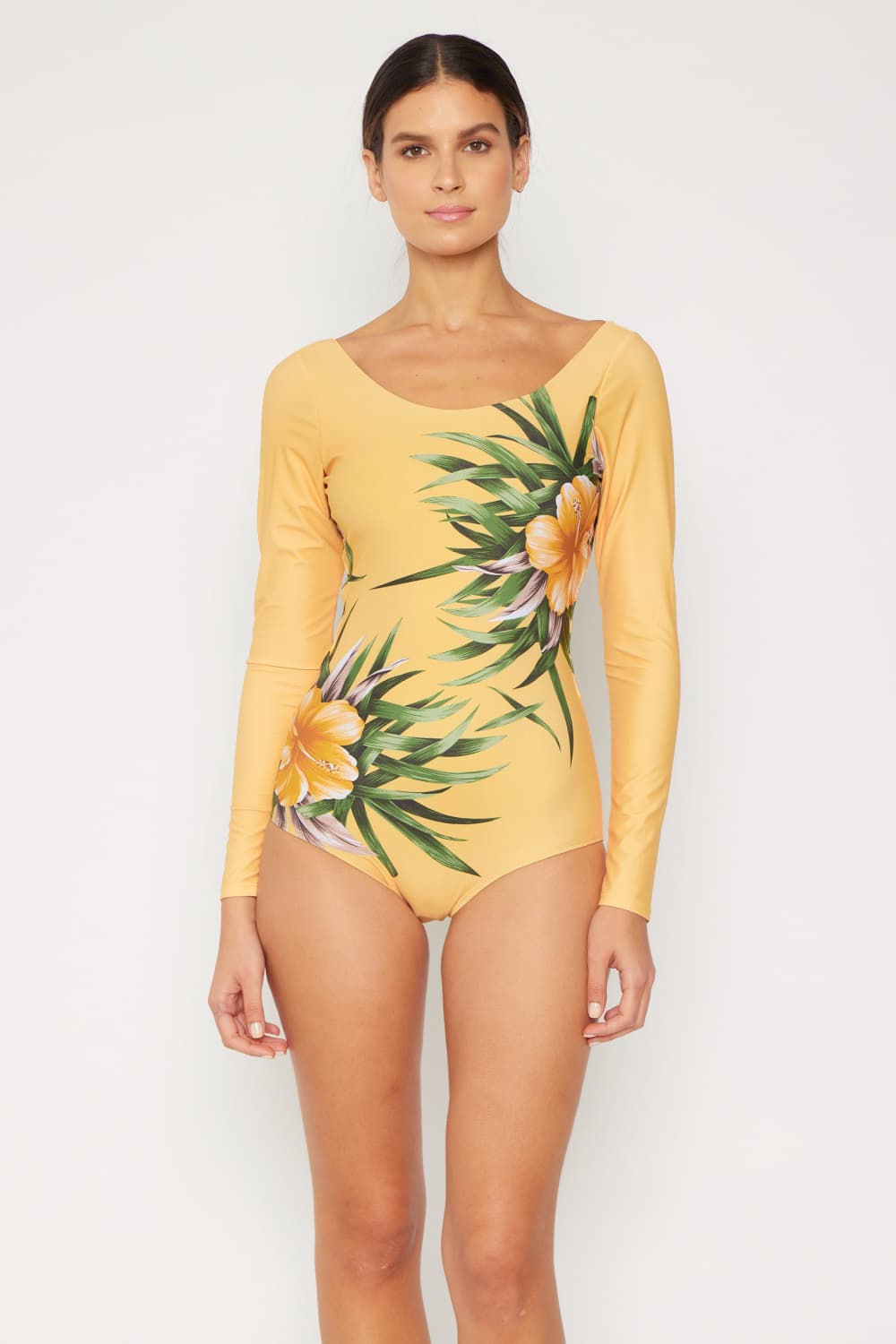 Marina West Swim Cool Down Longsleeve One-Piece Swimsuit - The Boutie Shop