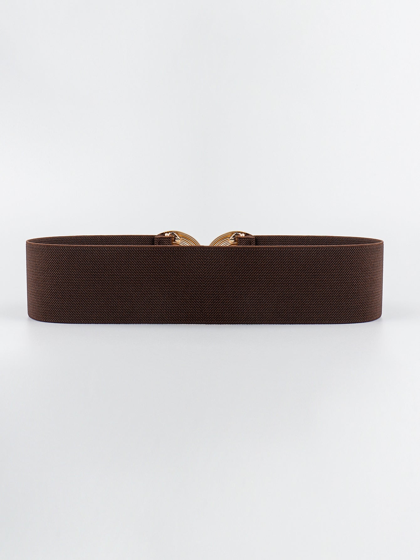 Geometric Buckle Elastic Wide Belt - The Boutie Shop