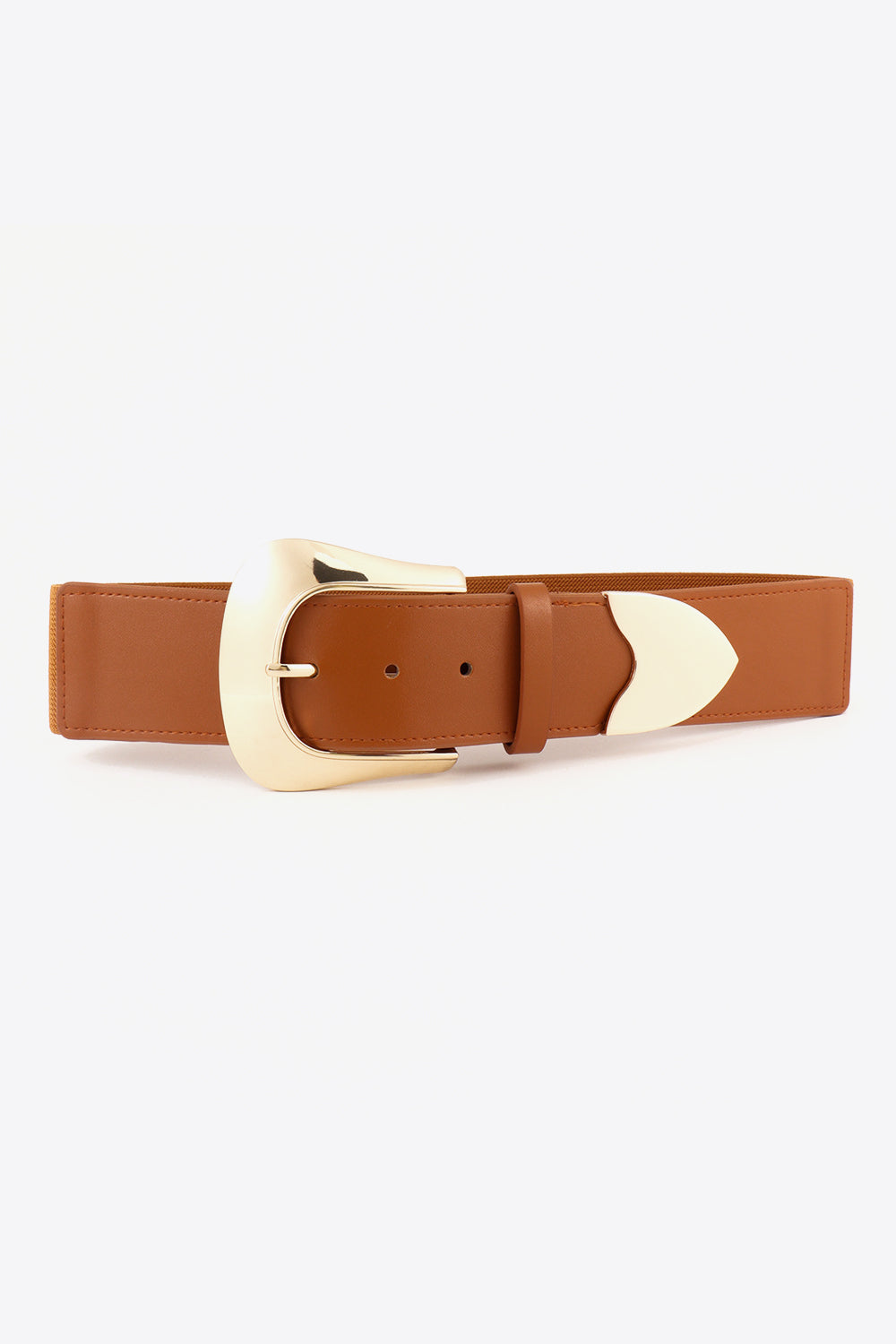 Elastic Wide PU Belt - The Boutie Shop