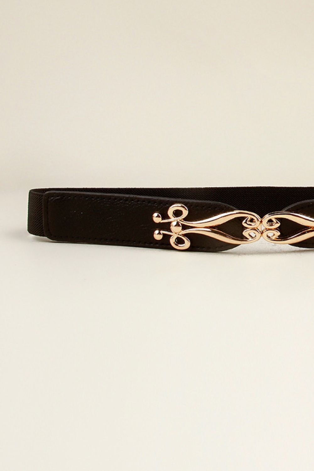 Alloy Buckle Elastic Belt - The Boutie Shop