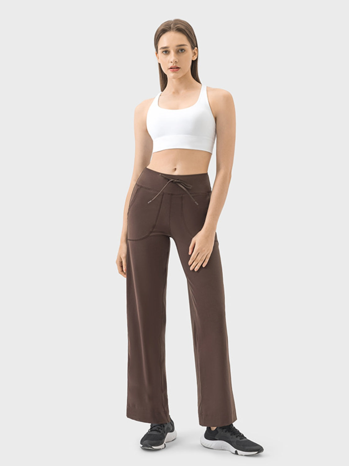 Millennia Drawstring Active Pants with Pockets - The Boutie Shop