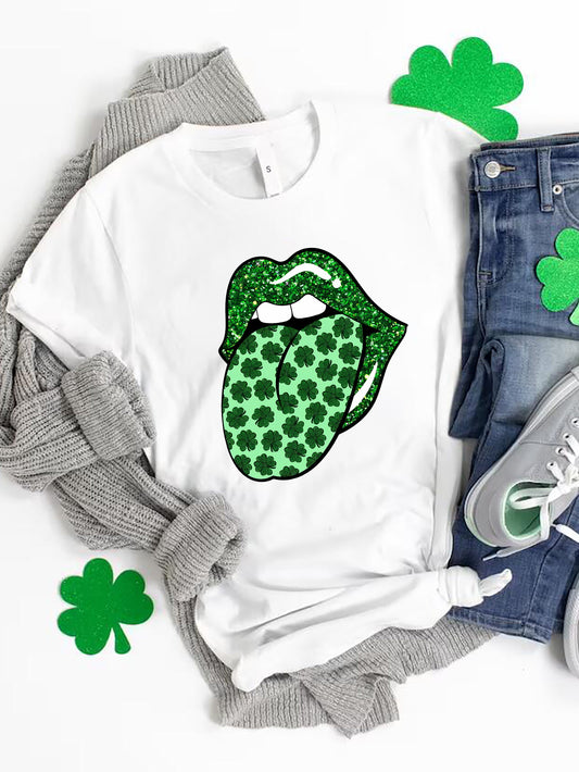 Saint Patrick's Day Round Neck T-Shirt - The Boutie Shop