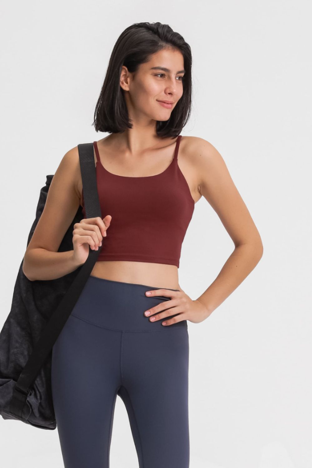 Millennia Feel Like Skin Scoop Neck Sports Cami - The Boutie Shop