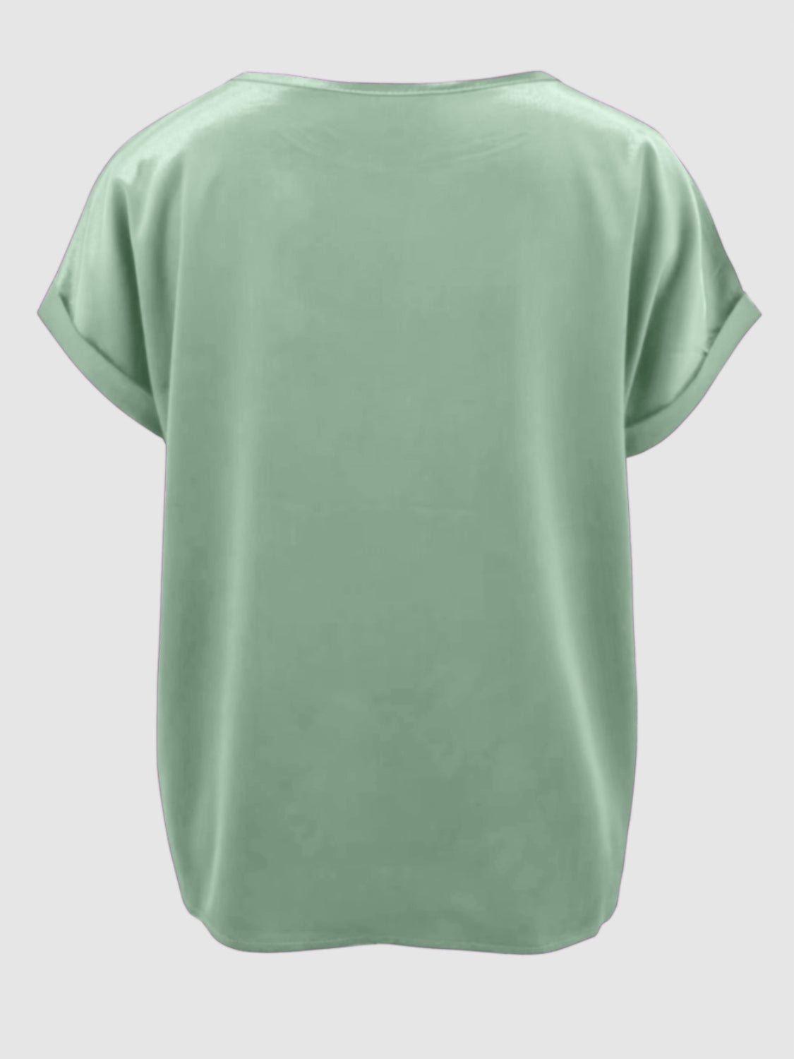 Round Neck Short Sleeve T-Shirt - The Boutie Shop