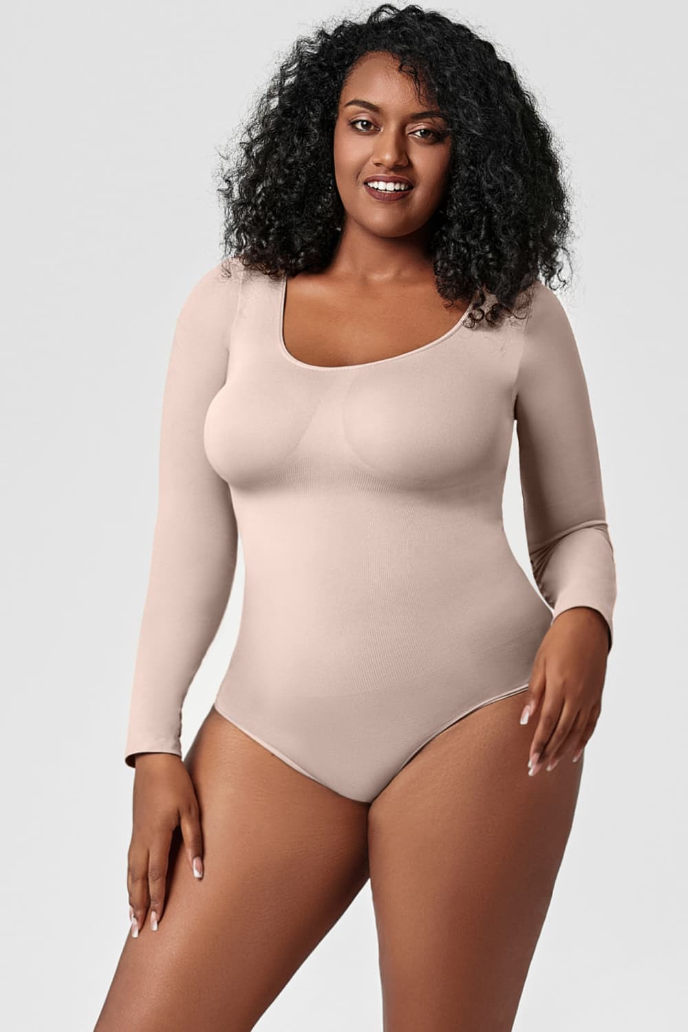 Long Sleeve Shaping Bodysuit - The Boutie Shop