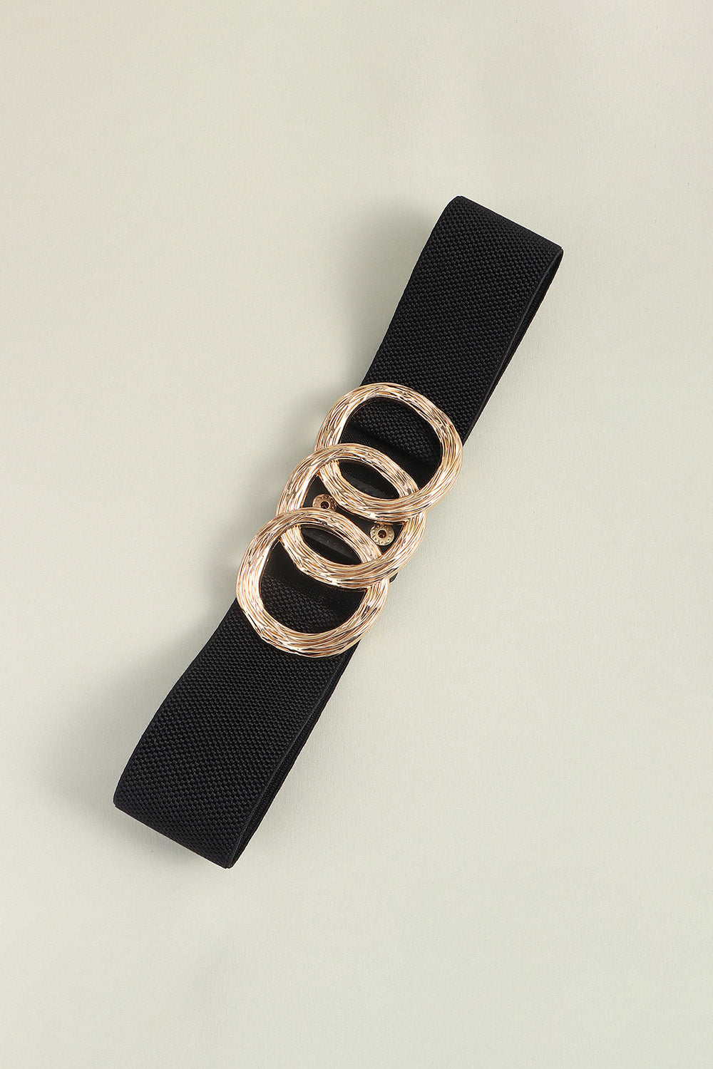 Zinc Alloy Buckle Elastic Wide Belt - The Boutie Shop