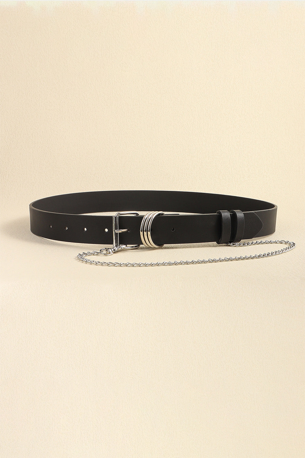 PU Leather Alloy Chain Belt - The Boutie Shop