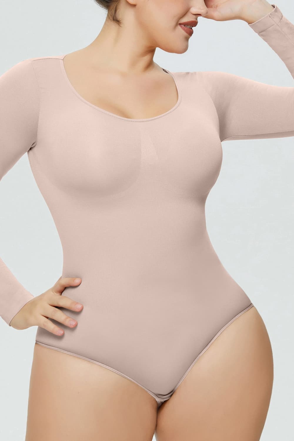 Long Sleeve Shaping Bodysuit - The Boutie Shop