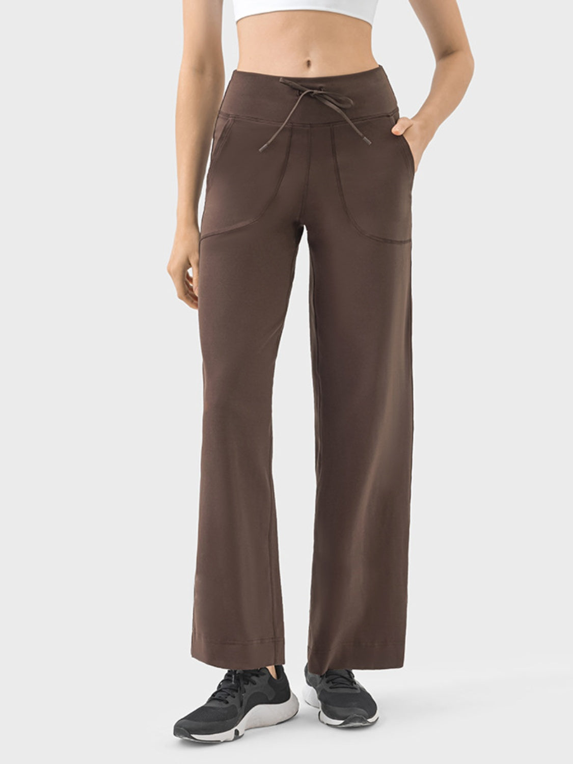 Millennia Drawstring Active Pants with Pockets - The Boutie Shop