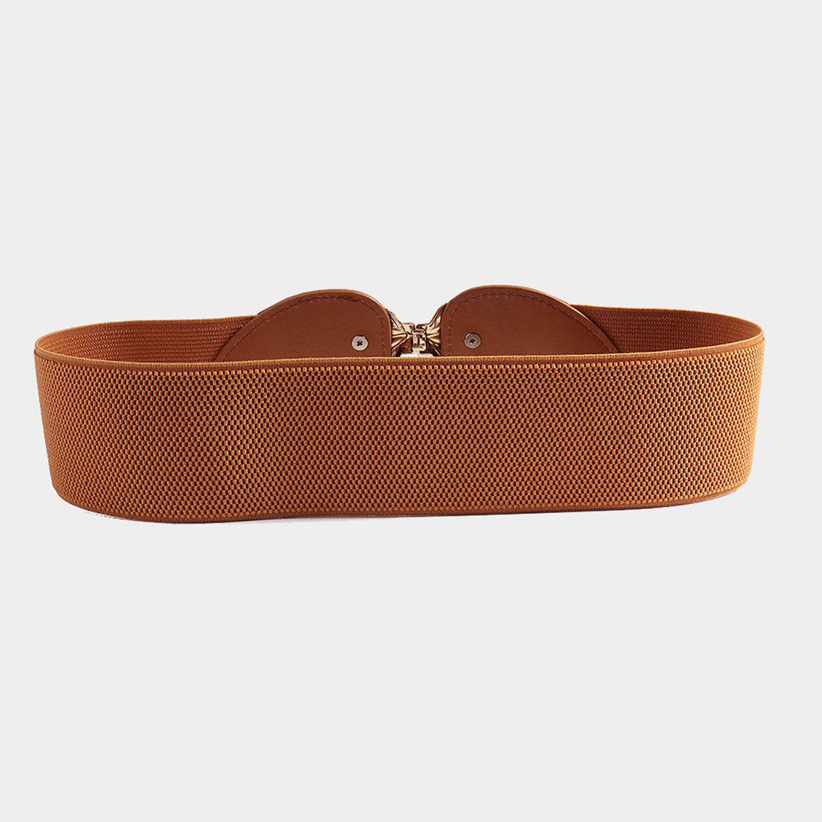 Alloy Leaf Buckle Elastic Belt - The Boutie Shop