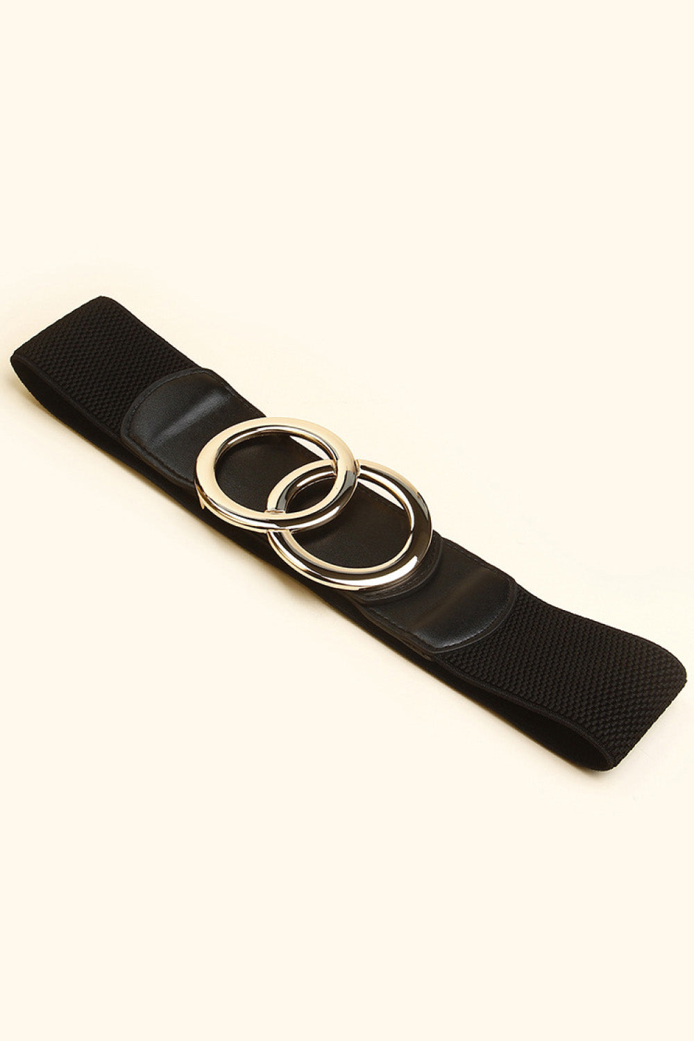 Zinc Alloy Buckle Elastic PU Belt - The Boutie Shop